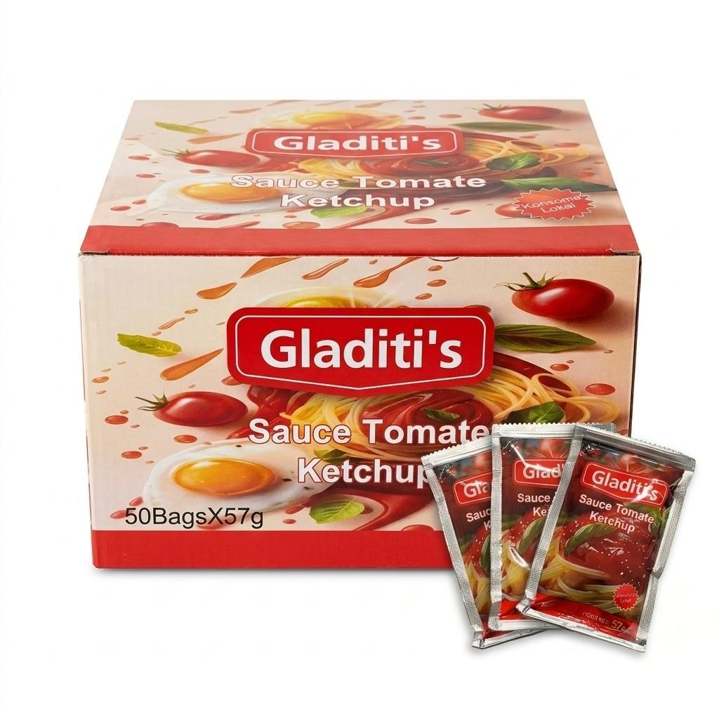 Flat Pouch Tomato Ketchup